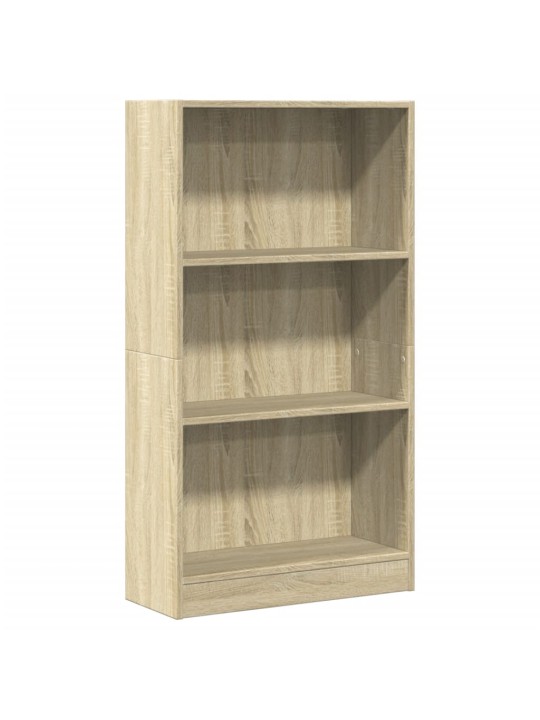 Knihovna dub sonoma 60 x 24 x 109 cm kompozitní dřevo