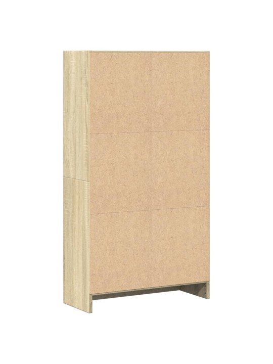 Knihovna dub sonoma 60 x 24 x 109 cm kompozitní dřevo