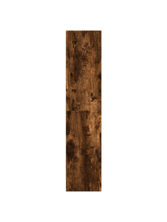 Knihovna kouřový dub 60 x 24 x 109 cm kompozitní dřevo