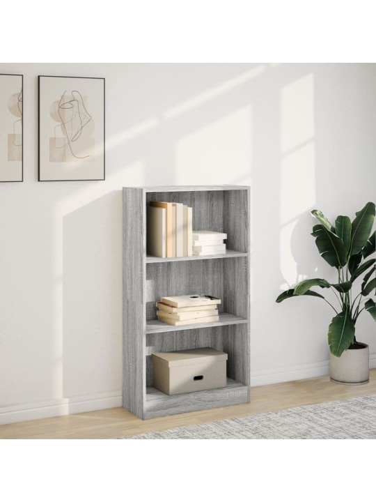 Knihovna šedá sonoma 60 x 24 x 109 cm kompozitní dřevo