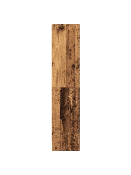 Knihovna old wood 60 x 24 x 109 cm kompozitní dřevo