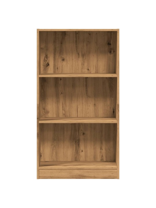 Knihovna dub artisan 60 x 24 x 109 cm kompozitní dřevo