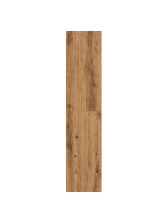 Knihovna dub artisan 60 x 24 x 109 cm kompozitní dřevo