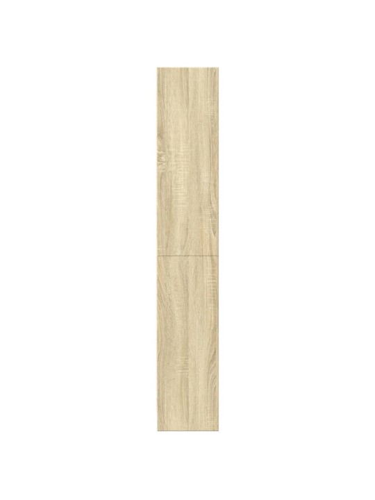 Knihovna dub sonoma 60 x 24 x 143 cm kompozitní dřevo