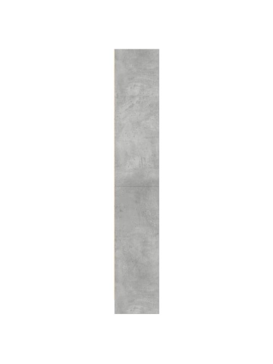 Knihovna betonově šedá 60 x 24 x 143 cm kompozitní dřevo