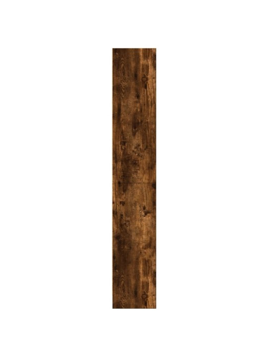 Knihovna kouřový dub 60 x 24 x 143 cm kompozitní dřevo
