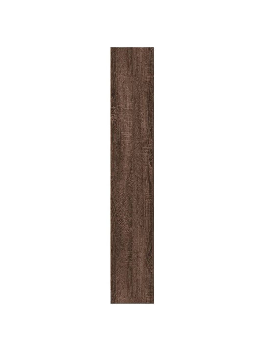 Knihovna hnědý dub 60 x 24 x 143 cm kompozitní dřevo