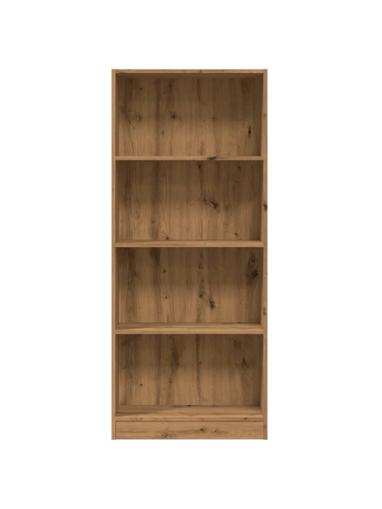 Knihovna dub artisan 60 x 24 x 143 cm kompozitní dřevo