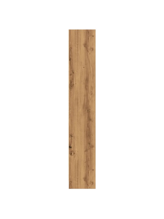Knihovna dub artisan 60 x 24 x 143 cm kompozitní dřevo