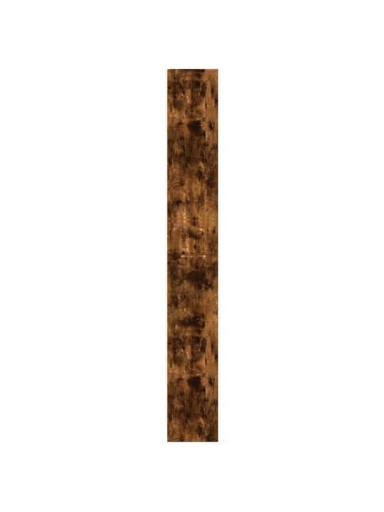 Knihovna kouřový dub 60 x 24 x 176 cm kompozitní dřevo