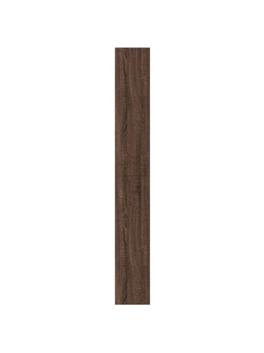 Knihovna hnědý dub 60 x 24 x 176 cm kompozitní dřevo