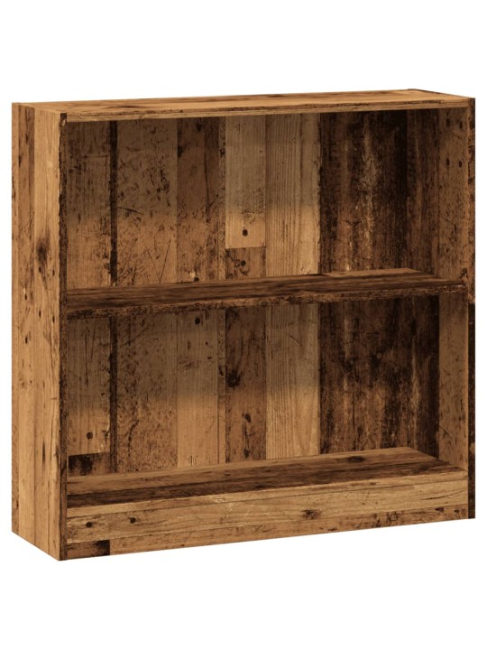 Knihovna old wood 80 x 24 x 76 cm kompozitní dřevo