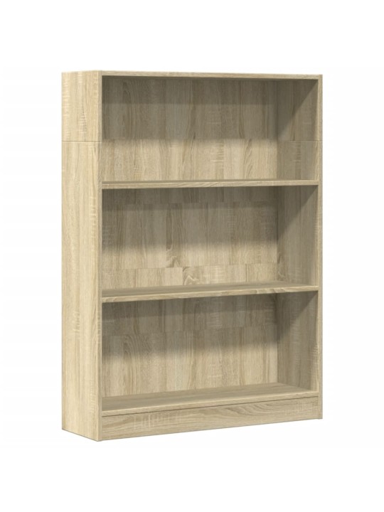 Knihovna dub sonoma 80 x 24 x 109 cm kompozitní dřevo