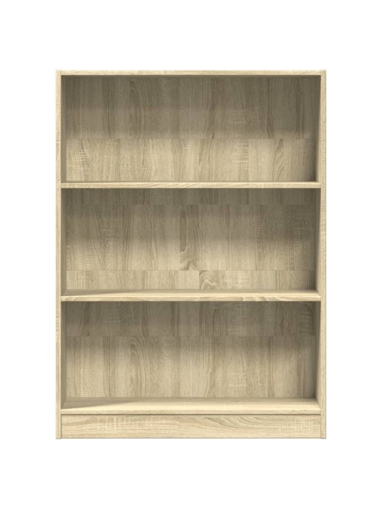 Knihovna dub sonoma 80 x 24 x 109 cm kompozitní dřevo