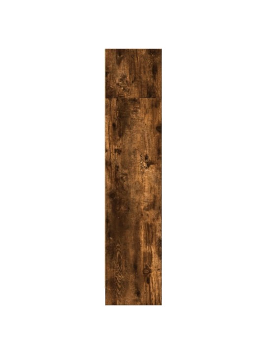 Knihovna kouřový dub 80 x 24 x 109 cm kompozitní dřevo
