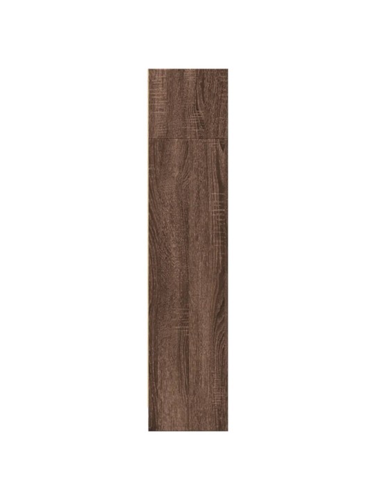 Knihovna hnědý dub 80 x 24 x 109 cm kompozitní dřevo