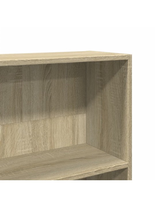 Knihovna dub sonoma 80 x 24 x 143 cm kompozitní dřevo