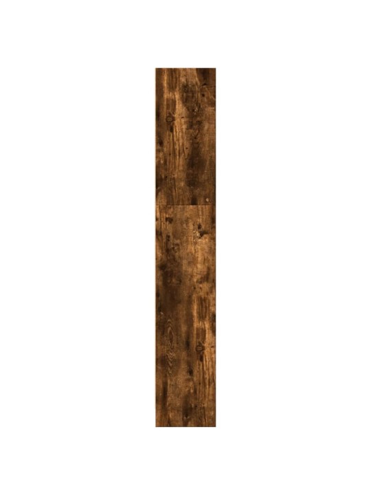 Knihovna kouřový dub 80x24x143 cm kompozitní dřevo