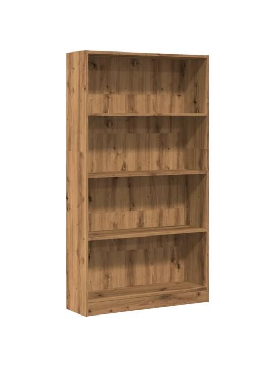 Knihovna dub artisan 80x24x143 cm kompozitní dřevo