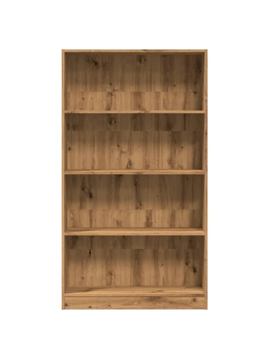 Knihovna dub artisan 80x24x143 cm kompozitní dřevo