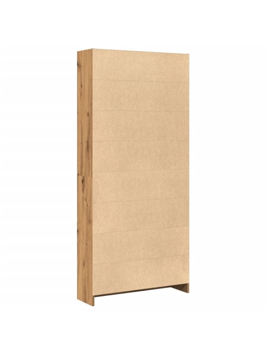 Knihovna dub artisan 80x24x176 cm kompozitní dřevo