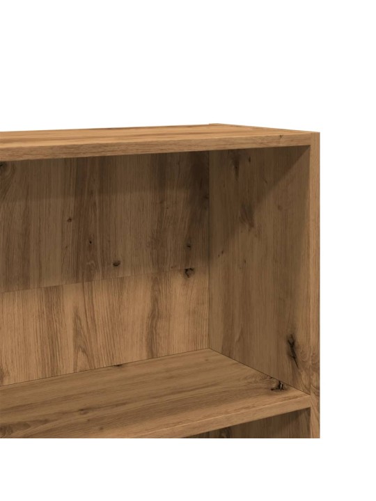 Knihovna dub artisan 80x24x176 cm kompozitní dřevo
