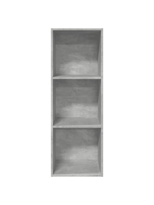 Knihovna betonově šedá 40 x 30 x 114 cm kompozitní dřevo