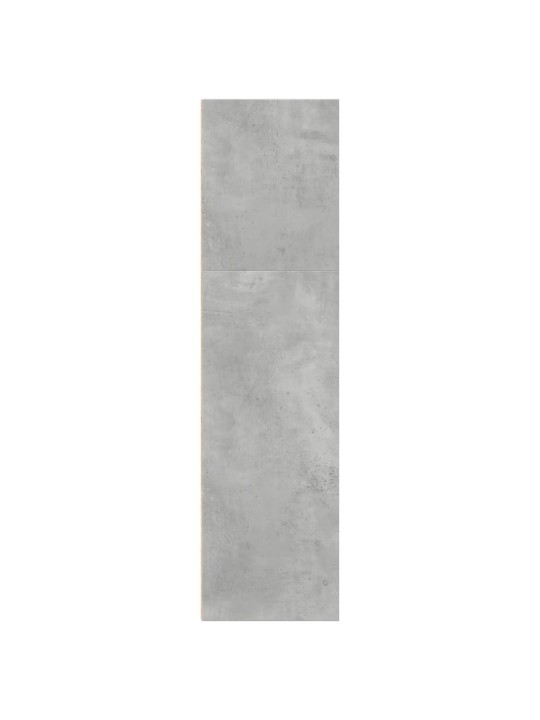 Knihovna betonově šedá 40 x 30 x 114 cm kompozitní dřevo