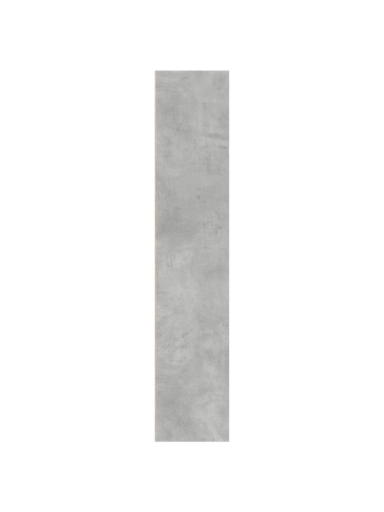 Knihovna betonově šedá 40 x 30 x 152 cm kompozitní dřevo