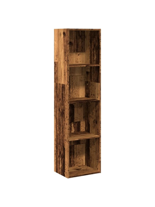 Knihovna old wood 40 x 30 x 152 cm kompozitní dřevo