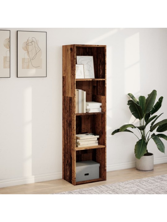 Knihovna old wood 40 x 30 x 152 cm kompozitní dřevo