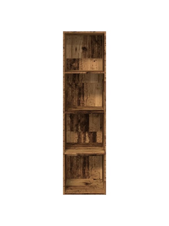 Knihovna old wood 40 x 30 x 152 cm kompozitní dřevo