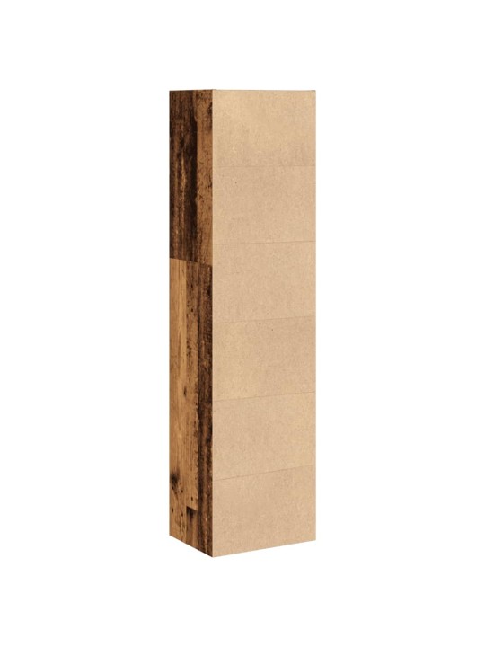 Knihovna old wood 40 x 30 x 152 cm kompozitní dřevo