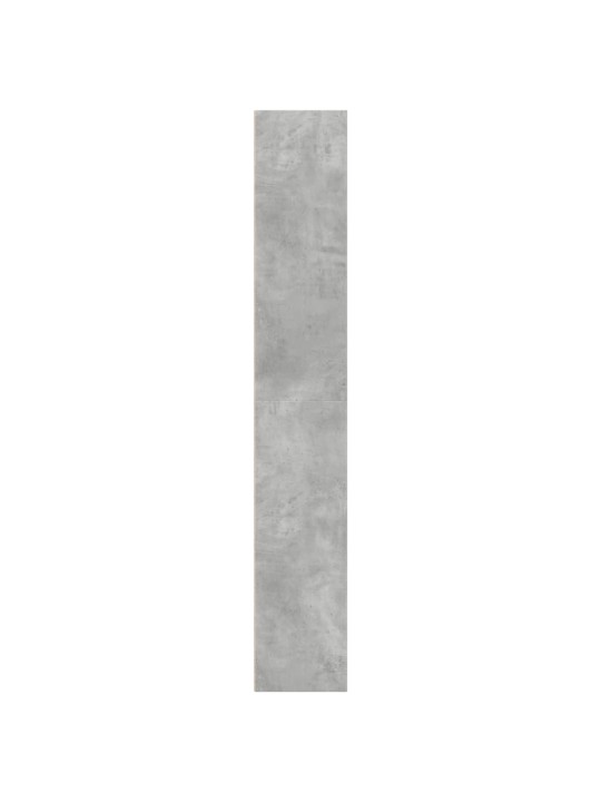Knihovna betonově šedá 40 x 30 x 189 cm kompozitní dřevo