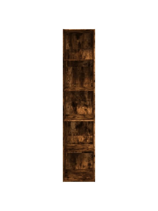 Knihovna kouřový dub 40 x 30 x 189 cm kompozitní dřevo
