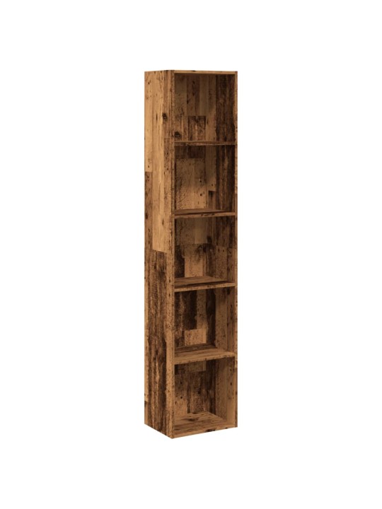Knihovna old wood 40 x 30 x 189 cm kompozitní dřevo