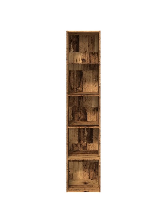 Knihovna old wood 40 x 30 x 189 cm kompozitní dřevo