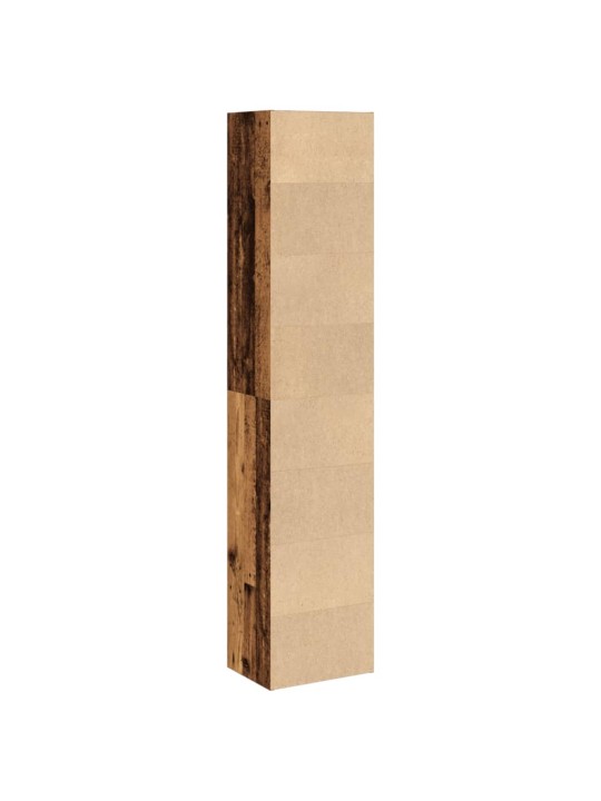 Knihovna old wood 40 x 30 x 189 cm kompozitní dřevo