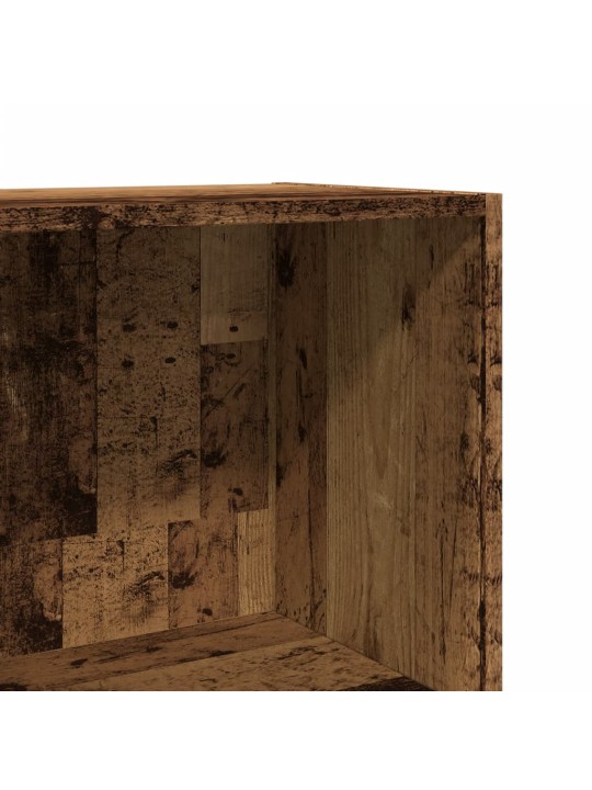 Knihovna old wood 40 x 30 x 189 cm kompozitní dřevo