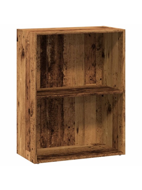 Knihovna old wood 60 x 30 x 77 cm kompozitní dřevo