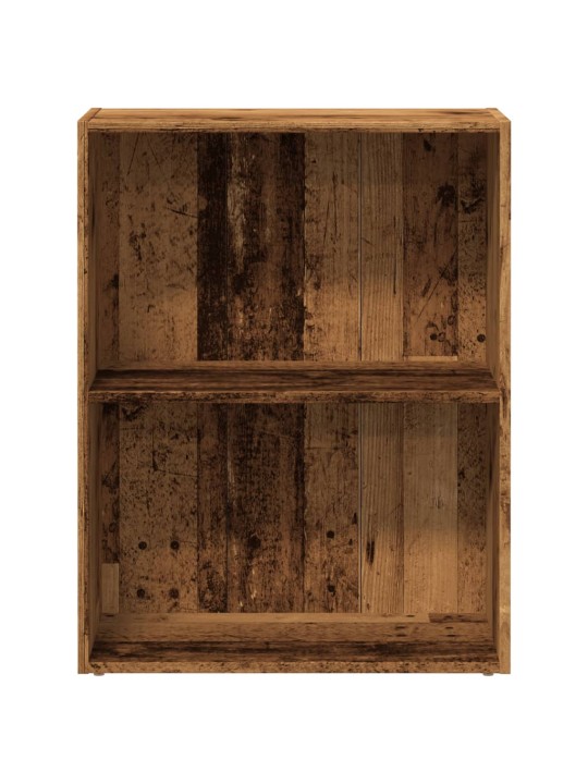 Knihovna old wood 60 x 30 x 77 cm kompozitní dřevo
