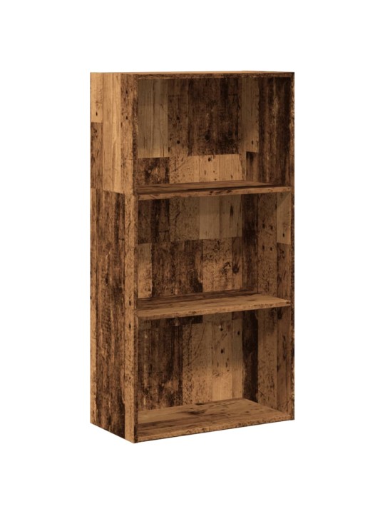 Knihovna old wood 60 x 30 x 114 cm kompozitní dřevo