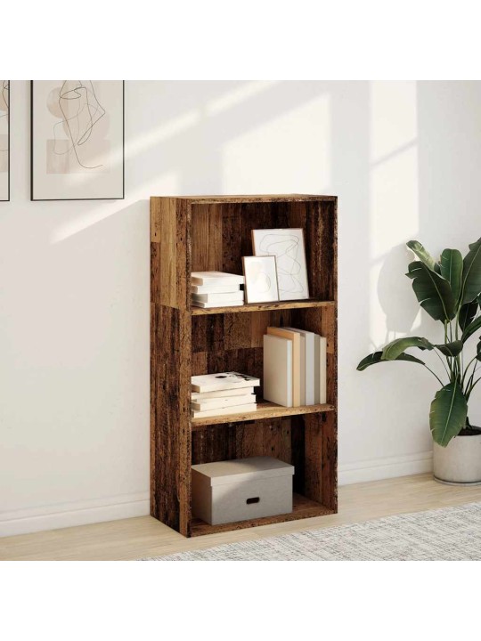 Knihovna old wood 60 x 30 x 114 cm kompozitní dřevo