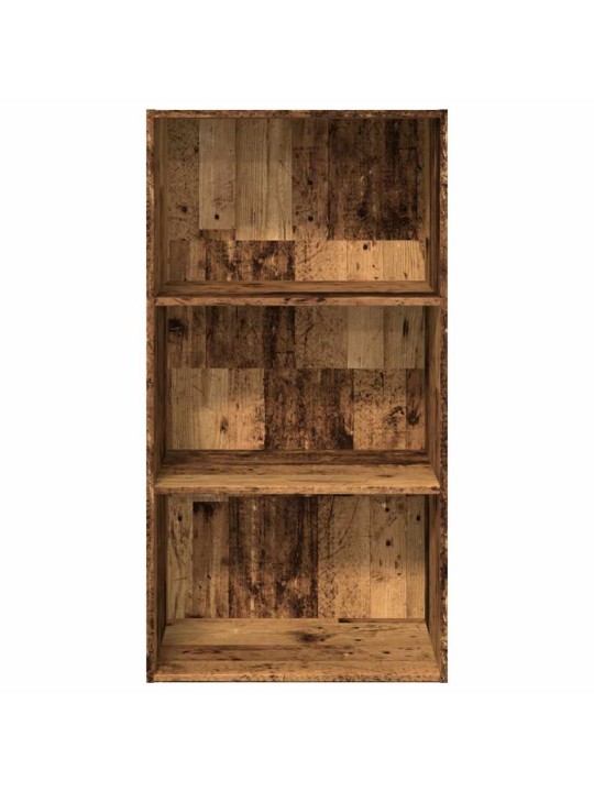 Knihovna old wood 60 x 30 x 114 cm kompozitní dřevo