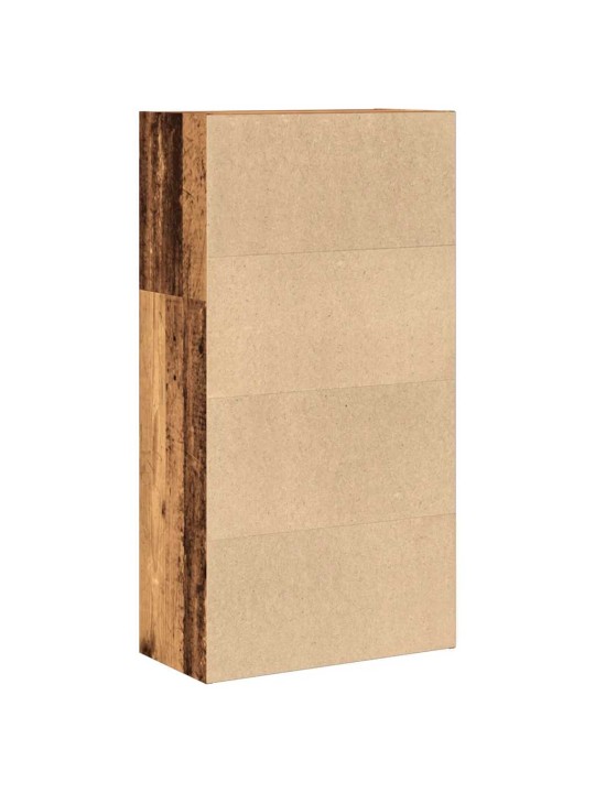 Knihovna old wood 60 x 30 x 114 cm kompozitní dřevo
