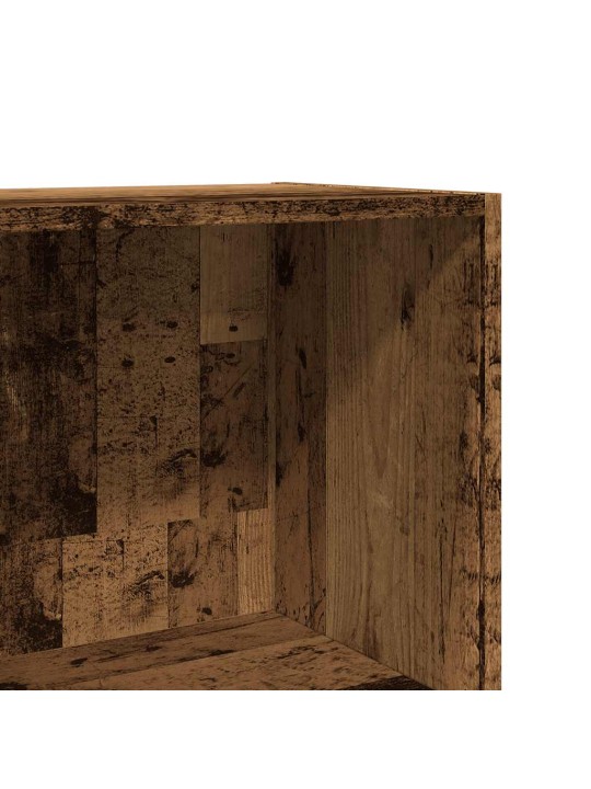 Knihovna old wood 60 x 30 x 114 cm kompozitní dřevo