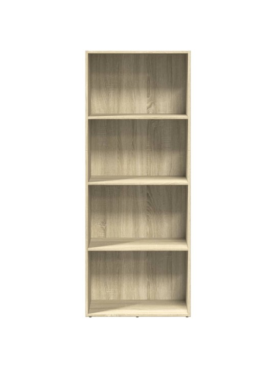 Knihovna dub sonoma 60 x 30 x 152 cm kompozitní dřevo
