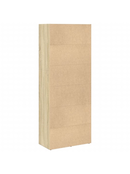Knihovna dub sonoma 60 x 30 x 152 cm kompozitní dřevo