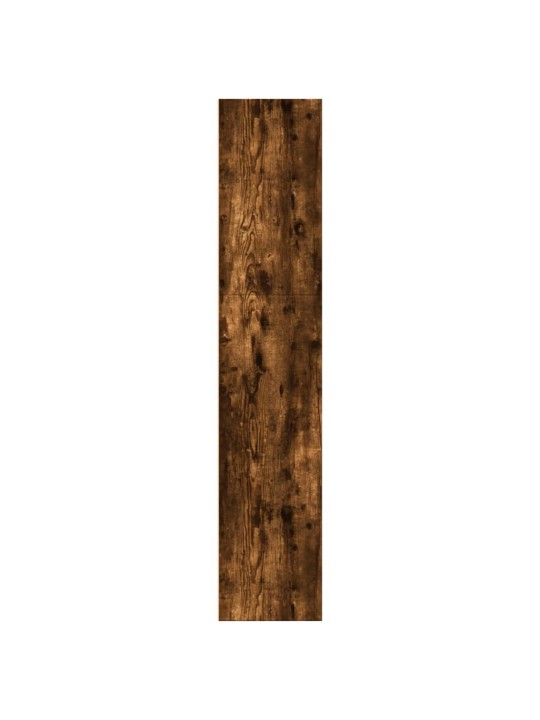 Knihovna kouřový dub 60 x 30 x 152 cm kompozitní dřevo