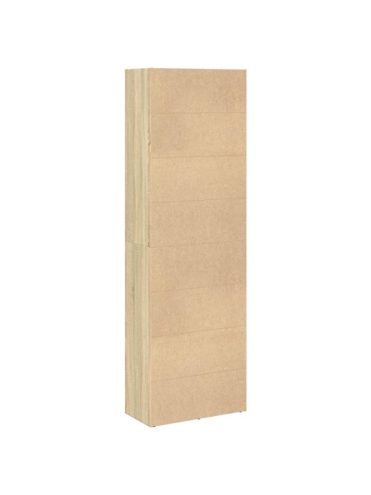Knihovna dub sonoma 60 x 30 x 189 cm kompozitní dřevo